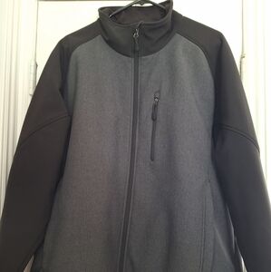 Mens XL Jacket Zip Up Kirkland Gray